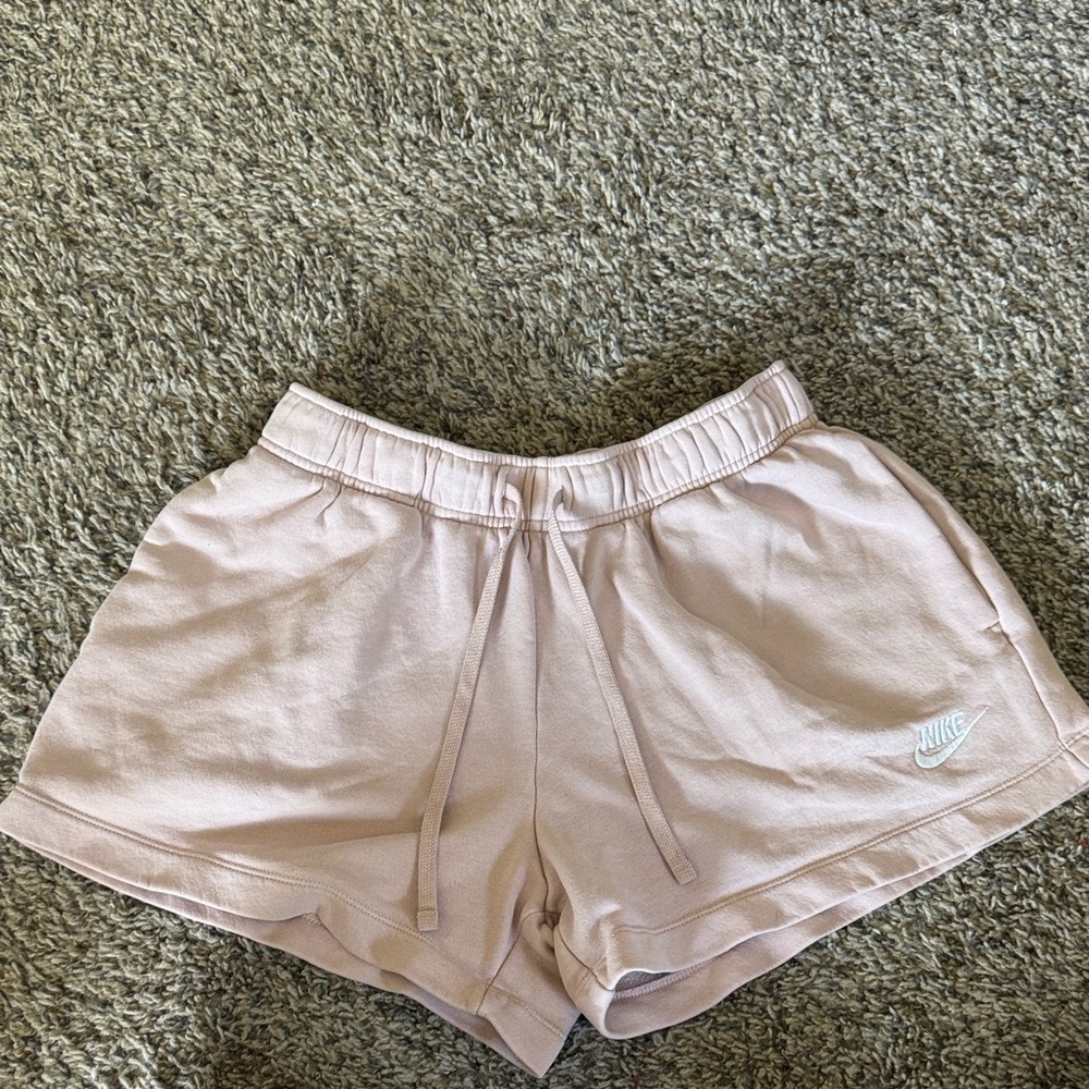 Nike Women's Light Pink Athletic Shorts